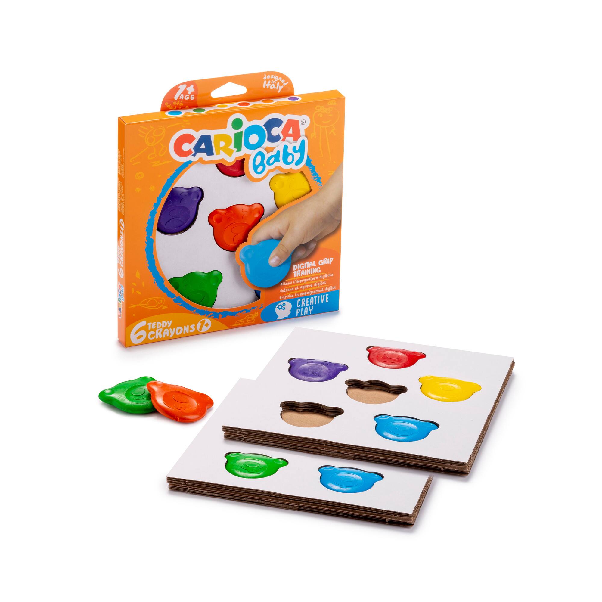 CARIOCA BABY Teddy Crayons Set